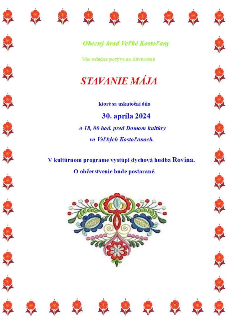 Stavanie mája