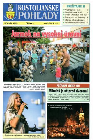 Kostolianske pohľady 3/2023